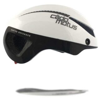 Cadomotus Aerohelm voor Schaatsen en Triathlon Omega Wit