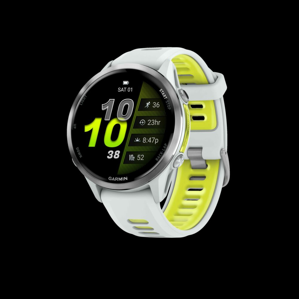 GARMIN Forerunner® 970 Whitestone / Amp Yellow