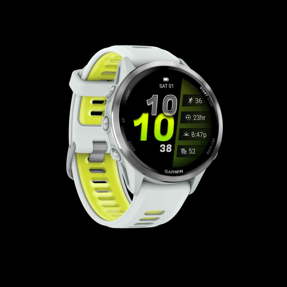 GARMIN Forerunner® 970 Whitestone / Amp Yellow - Afbeelding 4